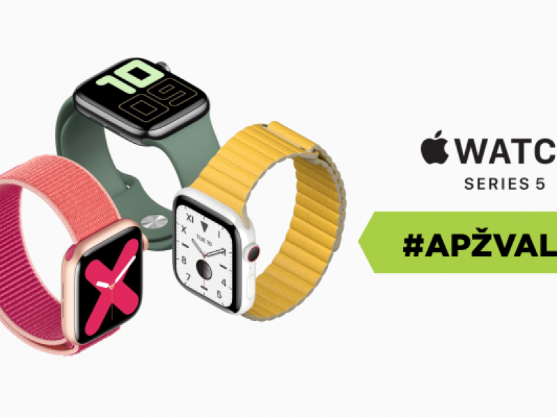 Apple Watch Series 5 vis dar geriausias i manusis laikrodis